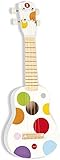 Janod Holz Ukulele ‘Konfetti’ - Holzspielzeug für Kinder - Musikinstrument für Kinder - Kindergitarre - Ab 3 Jahren, J07597