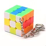 3 cm Mini 3x3 Schlüsselanhänger Smart Cube Spielzeug & Kreative Schlüsselring Dekoration