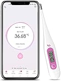 Basalthermometer zur Zykluskontrolle mit gratis App (iOS & Android) | Kinderwunsch, Baby Fieberthermometer oder hormonfreie Verhütung