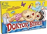 Hasbro Doktor Bibber elektronisches Brettspiel mit Karten und Autschis, Brettspiel für Kinder ab 6 Jahren, für 1 oder mehr Spieler, Kindergeschenk, Spielzeug Ostern